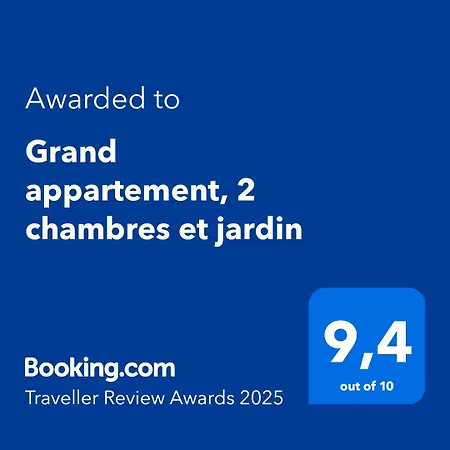 Apartamento Le Welcome - Grand Appartement 2 Chambres Et Jardin